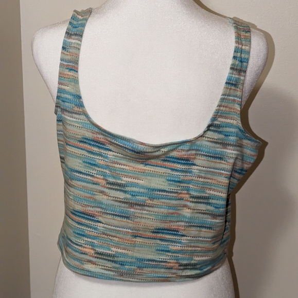 💲Space Dye Cropped Tank Top - NWT Sizes M, XL - Picture 4 of 7